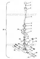 MONTAGGIO collegamento di turno 6X6 350L S938739 (4924362436038A)