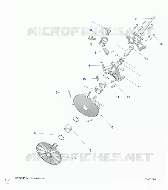 TRASMISSIONE, PRIMARY CLUTCH