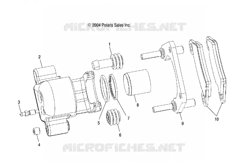 POSTERIORE PINZA FRENO (2X4)(4X4)