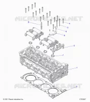 ENGINE, TESTA CILINDRO
