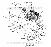 MONTAGGIO DEL MOTORE XLT TOURING 0952857 and  EUROPEAN XLT TOURING E952857 (4929172917C004)