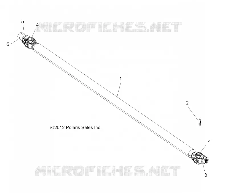 TRASMISSIONE, FRONT PROP ALBERO