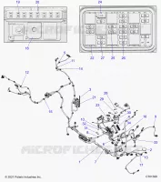 ELETTRICO, WIRE HARNESS, CHASSIS