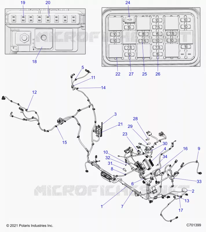 ELETTRICO, WIRE HARNESS, CHASSIS