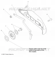TRASMISSIONE, FRONT SPROCKET GUARD