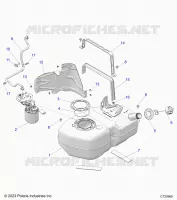 SISTEMA DI ALIMENTAZIONE CARBURANTE, FUEL TANK ASM.