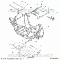 CHASSIS, TELAIO PRINCIPALE AND SKID PLATES