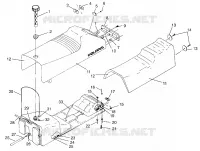 SEDILE   SERBATOIO DI GAS SPORT 0960443, SPORT TOURING 0960243 and EUROPEAN SPORT T (4932223222A009)