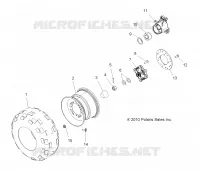 RUOTAS, REAR TIRE AND BRAKE DISC