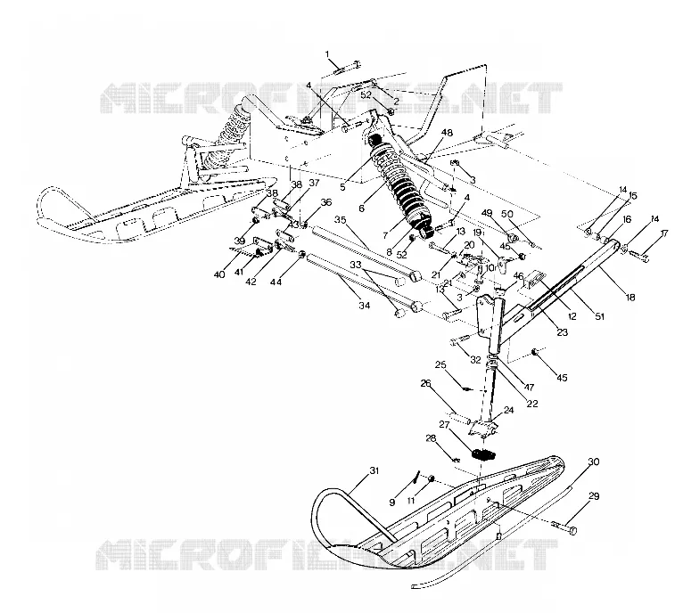 SOSPENSIONI ANTERIORI AND SCIARE Supertrak (4915871587007A)