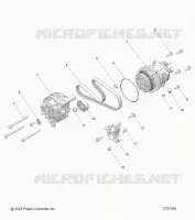 ENGINE, ALTERNATORE AND COMPRESSOR