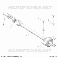 TRASMISSIONE, MID PROP SHAFT