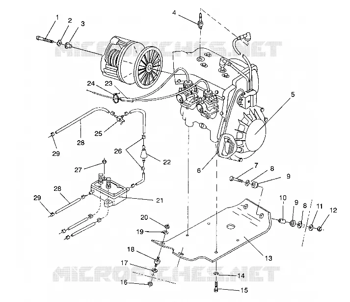 MONTAGGIO DEL MOTORE SPORT / 0930443 (4922942294023A)