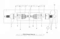 DRIVE TRAIN, ALBERO DI TRASMISSIONE, REAR