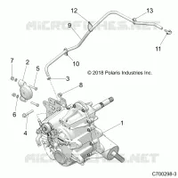 DRIVE TRAIN, MAIN SCATOLA INGRANAGGI MONTAGGIO
