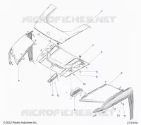 CAPPUCCIO AND FRONT FENDERS