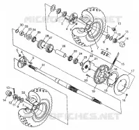 TRAZIONE POSTERIORE XPLORER 300 W97CC28C (4939813981C007)