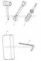 KIT DI STRUMENTI SLX 780 B964287 and  Intl. SLX 780 I964287 (4937443744B012)