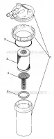 Carburante / separatore SL 900 B974091 and SL 1050 B974090 (4940974097C012)