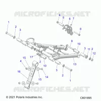 SUSPENSION, ANTERIORE COPPIA ARM