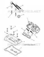 ENGINE, THROTTLE BODY AND VALVOLA COPERTURA