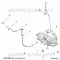 TRASMISSIONE, FRONT GEARCASE MOUNTING