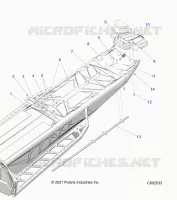 CHASSIS, REAR, MISC. COVERS AND SNOWFLAP