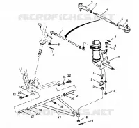 Wishbones ANTERIORI E TIRANTI STERZO Sport 400L W958540 (4930133013B007)
