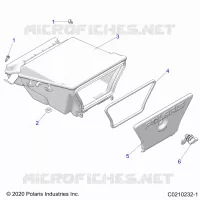 BODY, STORAGE BOX, REAR