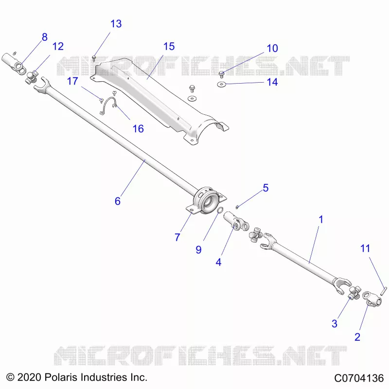 TRASMISSIONE, FRONT PROP SHAFT