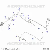 BRAKES, LINEE FRENO POSTERIORE