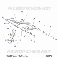 SUSPENSION, ANTERIORE COPPIA ARM