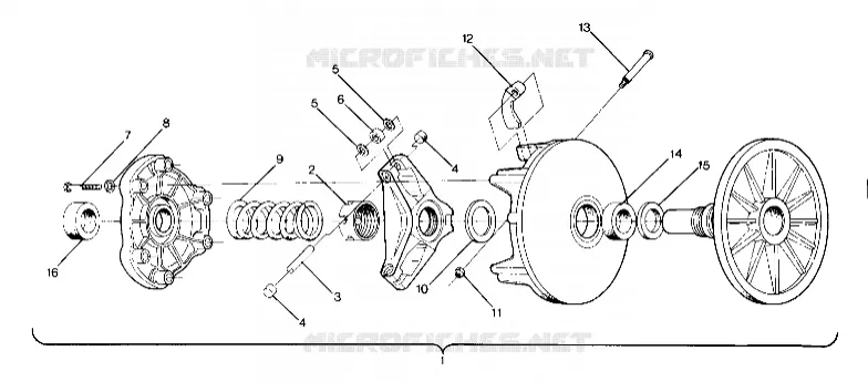 TRASMISSIONE FRIZIONE Sport and Sport GT (4915451545019A)
