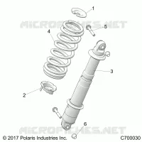SOSPENSIONE POSTERIORE SHOCK MOUNTING
