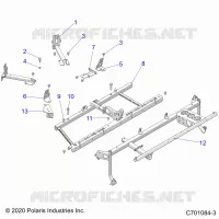 CHASSIS, MAIN TELAIO MOUNTS