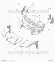 CAPPUCCIO, LINER, FRONT FENDERS,  PILLARS