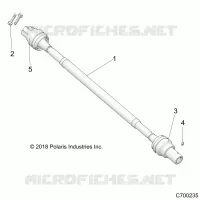 TRASMISSIONE, REAR PROP SHAFT