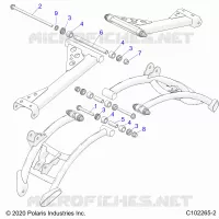 SOSPENSIONE POSTERIORE CONTROL ARM MOUNTING