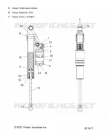 SUSPENSION, AMMORTIZZATORE POSTERIORE TRACK (7045864)
