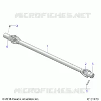 TRASMISSIONE, PROP SHAFT, FRONT