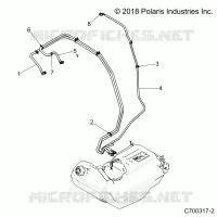 BODY, CARBURANTE LINES, STD. 