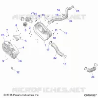TRASMISSIONE, CLUTCH COVER AND DUCTING