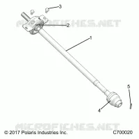 DRIVE TRAIN, FRONT PROP ALBERO