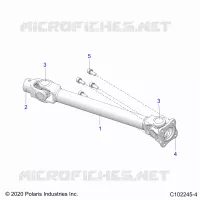 TRASMISSIONE, REAR PROP SHAFT