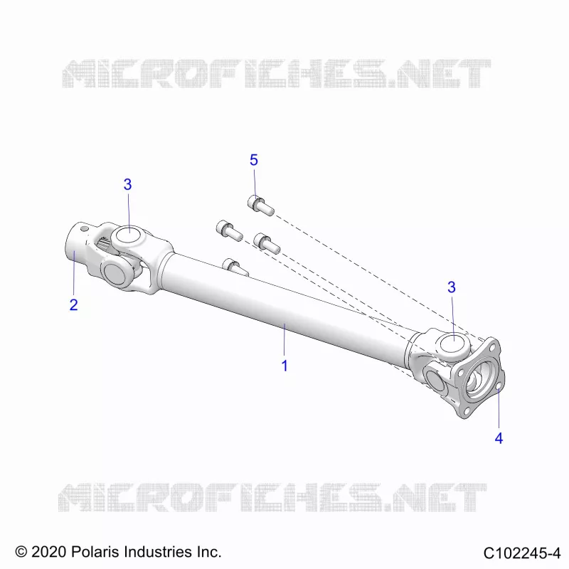 TRASMISSIONE, REAR PROP SHAFT