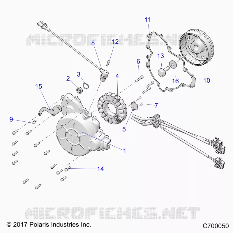 ENGINE, STATOR AND FLYRUOTA