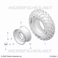 RUOTAS, FRONT TIRE