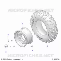 RUOTAS, FRONT TIRE