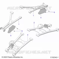 SOSPENSIONE POSTERIORE CONTROL ARMS