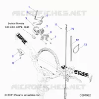 MOTORE, THROTTLE CONTROL ASM.